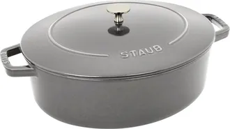Staub Cast Iron 6.25-qt Shallow Oval Dutch Oven