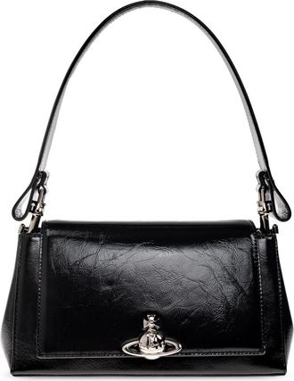 Vivienne Westwood Hazel Medium Bag - Dames - Tassen - Zwart - Maat: ONE Size Katoen