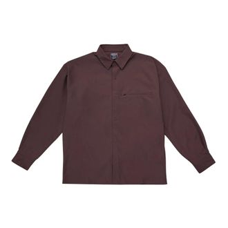Champion Casual Shirts, male, Brown, S, Black Edition Mocha Shirt Smooth Fabric