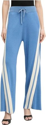 Pinko Tormenta Trainingsbroeken - Dames - Sweatpants - Blauw - XS - Nylon - Broeken