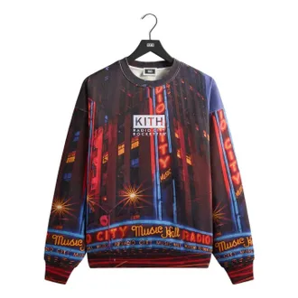 Kith Kithmas 2025 for the Radio City Rockettes Nelson Crewneck Black KHM035071-001