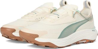 Puma Voyage Nitro 3 Trail Running Shoes Womens Running Shoes Alpine Snow/Warm White : 10.5 B - Medium, Synthetic