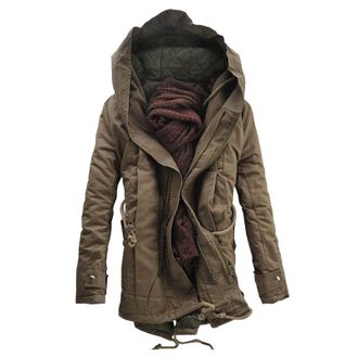 Generic Mens Parka Coat Long: Parka Jackets For Men Uk, Military Winter Coat Men Winter Warm Coats Hooded Downs Jackets Casual Thick Coat Detachable Hood Casu