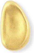 Cortana Mizar izda- ovaal gouden oorbel- - Dames - Oorbellen - Geel - ONE Size - Accessoires