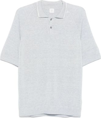 Eleventy Polo mélange - Blu