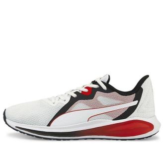 Puma Twitch Runner White High Risk Red 376289-04