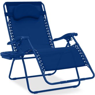 Best Choice Products Oversized Zero Gravity Chair, Folding Outdoor Patio Lounge Recliner w/ Cup Holder