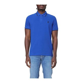 Save The Duck Polo Shirts, male, Blue, Size: XL Short Sleeve Polo Shirt