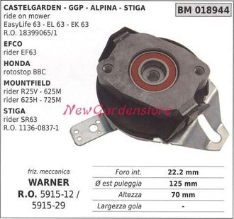 STIGA Sports Embrague Electromagn&eacute;tico Warner Cortac&eacute;sped Castelgarden Ggp Stiga 018944