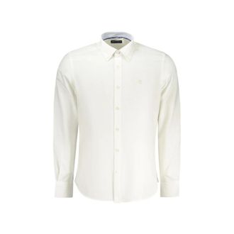 North Sails Oxford Shirt - Heren - Zakelijke Overhemden - Wit - M - Katoen - Overhemden