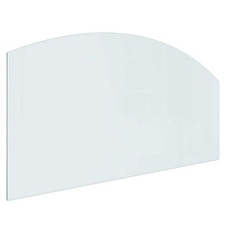 vidaXL Placa De Vidrio Para Chimenea Transparente 120 X 60 Cm Cristal Vidaxl