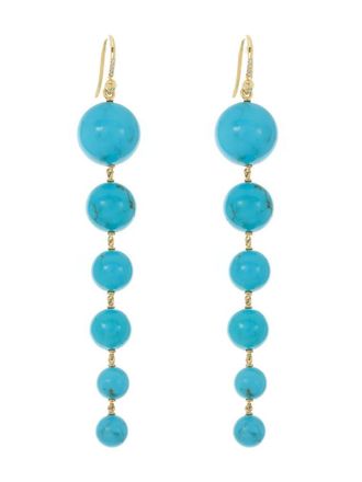 Irene Neuwirth Orecchini con pendente Gumball in oro giallo 18kt
