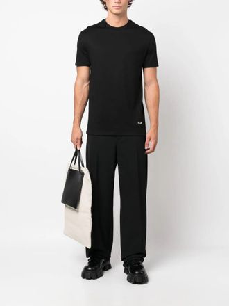 Jil Sander Zwarte Katoenen T-shirt