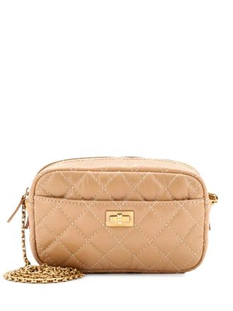 Chanel Reissue Camera Quilted Aged Calfskin Mini crossbody bag - Beige