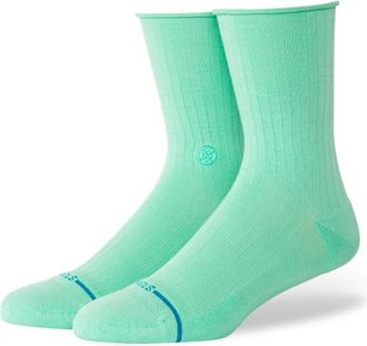 Stance Rolled Cuff Quarter Multifunktionssocken f&uuml;r Damen | t&uuml;rkis