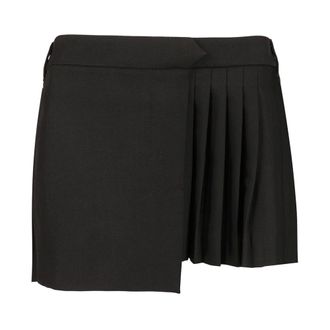 Off-white Savana Mini Skirt - female - Off White - Short Skirts - Black - S - Skirts