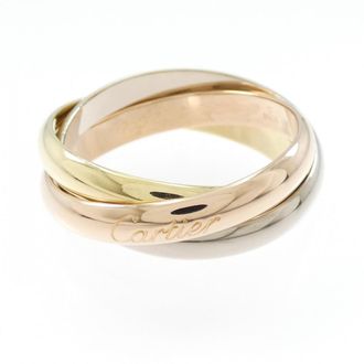 Cartier Pink Gold White Gold Yellow Gold Yellow Gold (18K) Pink Gold (18K) White Gold (18K) Band Ring (Pre-Owned)