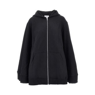 7 For All Mankind Full-zip cape hoodie Woman S