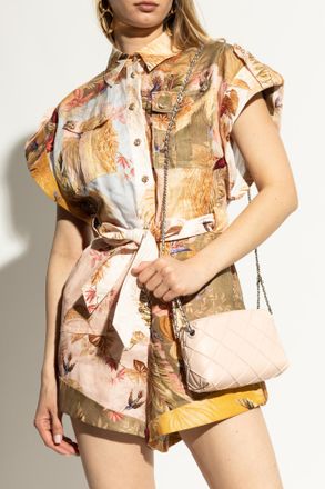 Tory Burch Shoulder Bag Fleming Small, Womens, Pink