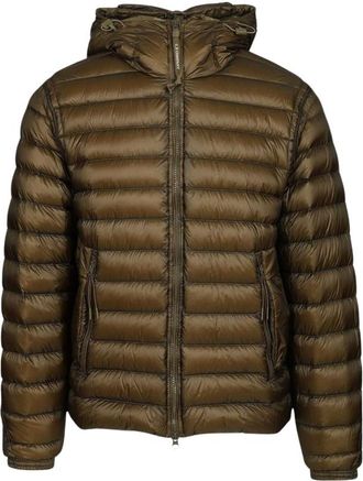 C.P. Company Green Quilted Hood Jacket