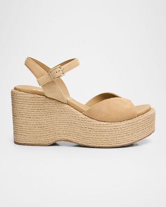 Pedro Garcia 85mm Doina Suede Platform Sandals