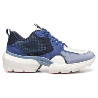 Vionic Vasher Aris Leather Synthetic Womens Lace Up Trainers - Indigo - Size:UK 6.5