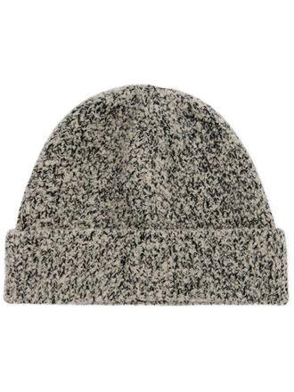 Paco Rabanne two-tone beanie - women - RWS Merino Wool/Cashmere/Fabric - One Size - Neutrals
