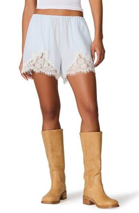 Steve Madden Daisee Lace Shorts in Blue Ice at Nordstrom, Size X-Small