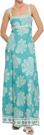 Kivari Printed Maxi Dress In Skye