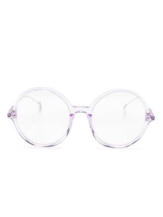 Eyepetizer Soleil bril met rond montuur - Paars