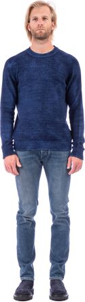 Roberto Collina Airbrush Dye Camel Wool Crewneck Sweater