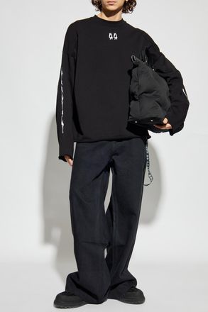 44 Label Group Sweatshirt With Logo, Mens, Black