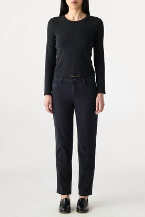 Amo Libby Straight Leg Trouser In Black