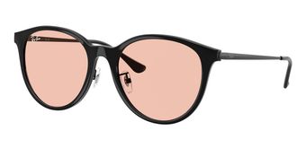 Ray-Ban RB4334D Asian Fit 601/5 Mens Sunglasses Black Size 55