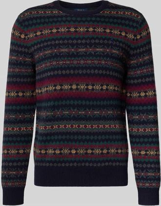 Polo Ralph Lauren Wollpullover mit Rundhalsausschnitt in Marine, Größe XXL