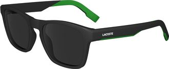 Lacoste L6018S 002 Mens Sunglasses Black Size 53
