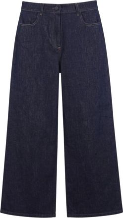 Ni&ugrave; Wide Jeans - Dames - Loose Fit Jeans - Blauw - XS - Denim - Jeans