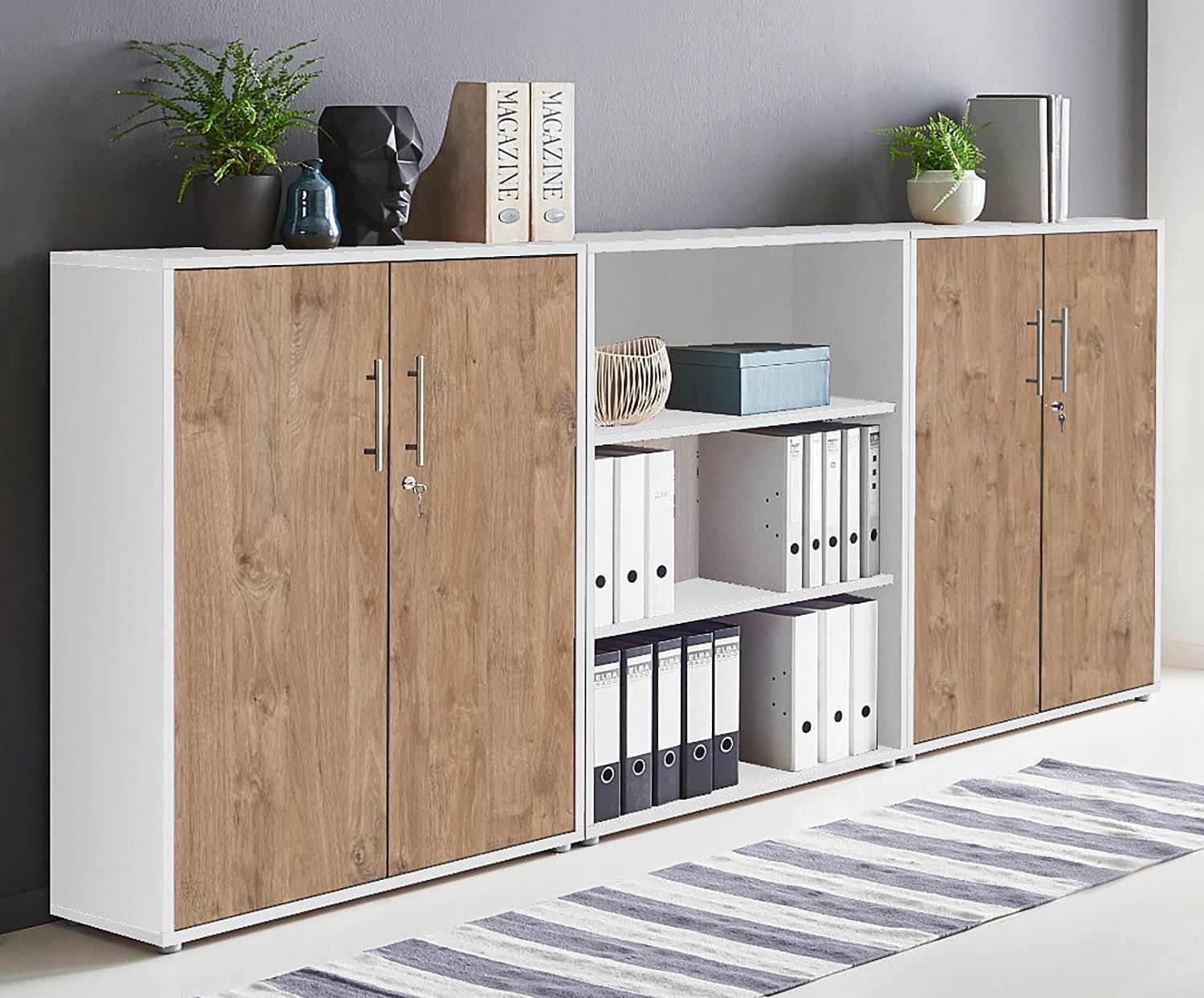 IKEA Ikea EKET 904.288.42 Cube Aufbewahrungsschrank, 35 x 25 x 35 cm, Eichenholz-Effekt, Weiß gebeizt ab 34,99 €
