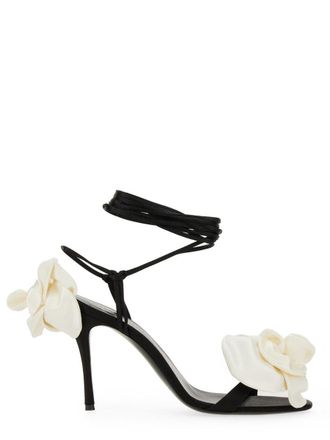 Magda Butrym Sandal With Two Flowers