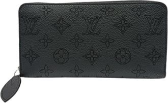 Louis Vuitton Pre-owned Mahina Leather Wallet - Dames - Vintage Accessoires - Zwart - ONE Size - Vintage