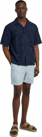Onia Air Linen Pull-on Short 6 in Ballad Blue at Nordstrom, Size X-Large