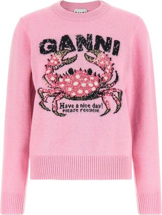 Ganni Mujer, Jerseys, Rosa, Talla: M