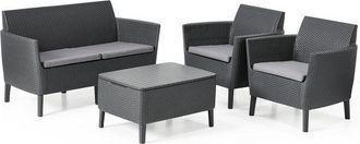 Keter Lounge Set 2 Plazas Salemo Grafito - Keter