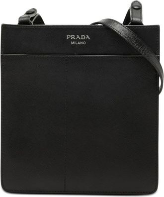 Prada Pre-owned Prada Saffiano Crossbody Unisex 8YJFZ82XM1I74EIH