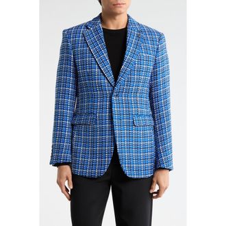 T.R. Premium Slim Fit Two Button Blazer in Blue at Nordstrom Rack, Size Xx-Large