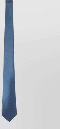 Kiton silk tie regular width pointed shape accessory