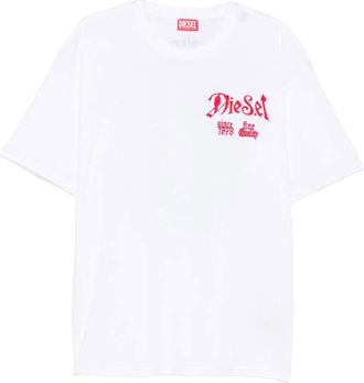 Diesel Tops, Heren, Wit, XS, T-shirt