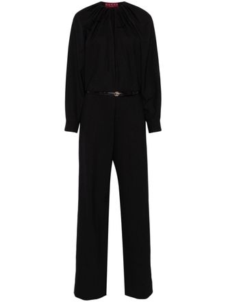 Gucci Jumpsuit met keyhole-hals - Zwart