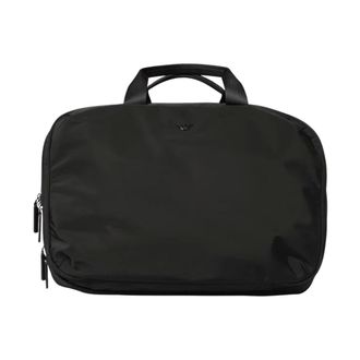 Emporio Armani Duffle Bag - Heren - Tassen - Zwart - Maat: ONE Size Poliester
