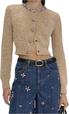 Self Portrait Donna, Maglie, Marrone, L, new